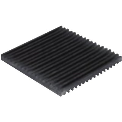 4 X 4 X 3/8 RUBBER PAD