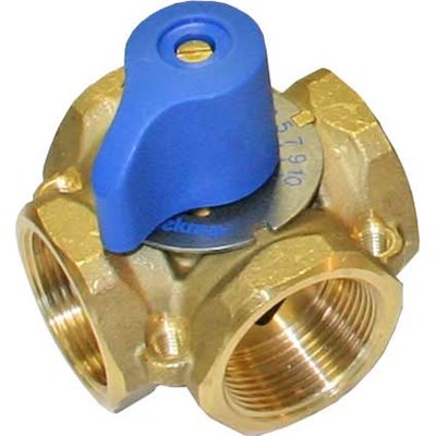 4-WAY MIXING VALVE 1-1/4 BRASS