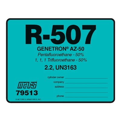 R-507 REFRIG I.D. LABELS 10PK