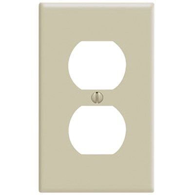 WALL PLATE DPL REC IVR