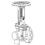 AVK GATE VALVE OSY GRV X FLG 3