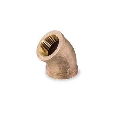 1/2 THREADED BRASS 45 ELL