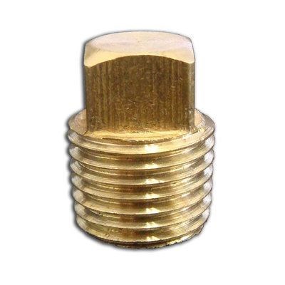 3/4 SQUARE HEAD BRASS PLUG