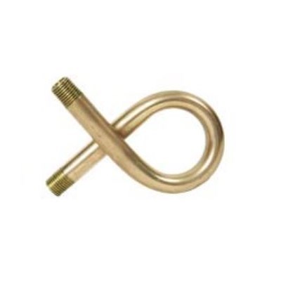 "SIPHON LOOP 1/4 ANGLE, BRASS"