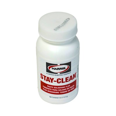 40027 STAY CLEAN PASTE FLUX - 4 OZ JAR