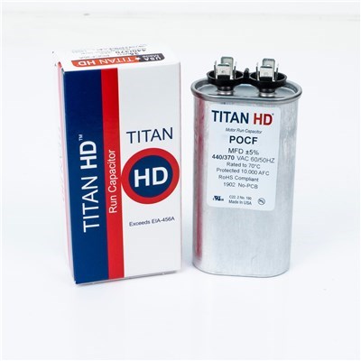 "TITAN HD 30MFD, 440/370V, OVAL"