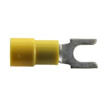 TERMINAL SPADE YLW (75PK) SELEC