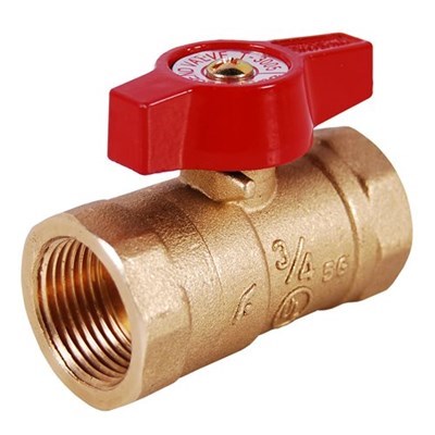 1 T-3005 GAS BALL VALVE RED HANDLE