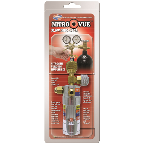 NITRO VUE FLOW INDICATOR W/ 1/4 FITTIN