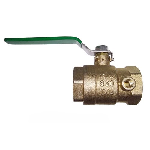 BALL VALVE 1-1/2 W/ TAP FOR TEST COCK