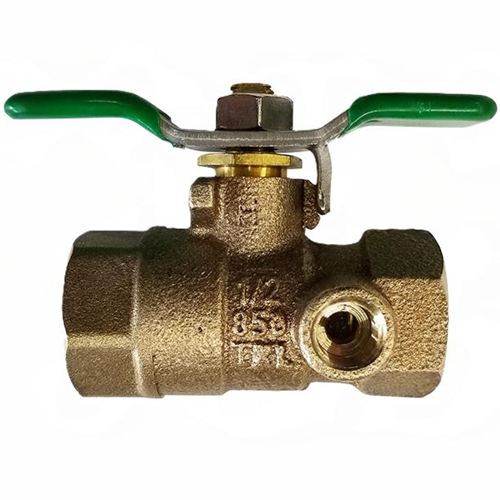 BALL VALVE 1/2 W/ TAP FOR TEST COCK