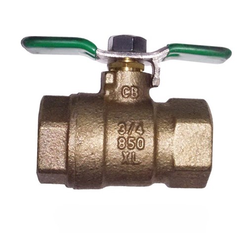 BALL VALVE 3/4 W/O TAP FOR TEST COCK