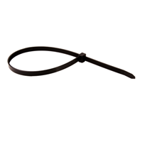 "CABLE TIE, BLACK., 14IN-PK OF 50"