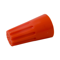 "WIRE CONNECTORS, SMALL ORANGE"